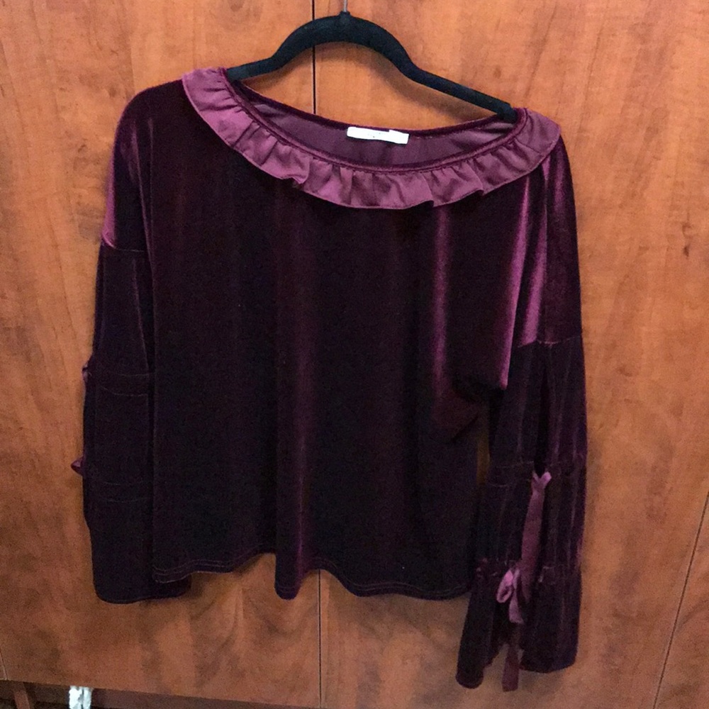 Velvet blouse